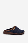 Women's slippers with embroidery Inblu NL000009 navy blue