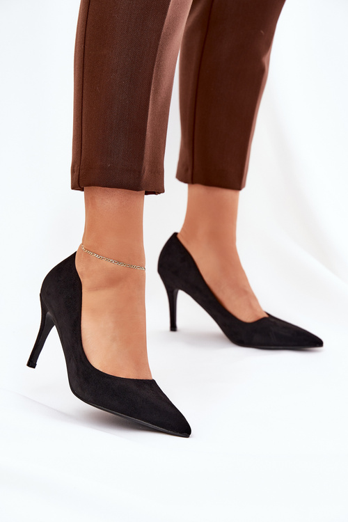 Stiletto Heels Made Of Eco Suede Black Vannith
