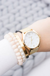 Women's Gold Chic Watch with Bracelet