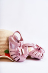 Children's Sandals With Velcro Fragrant ZAXY JJ385034 Light purple