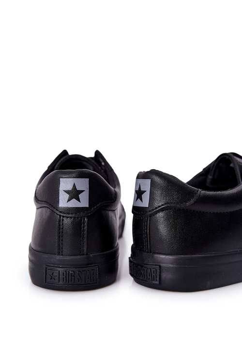 Leather Sneakers Big Star II174029 Black