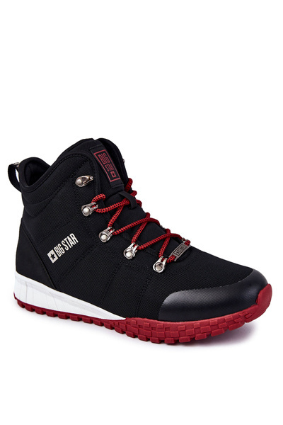 Buty Trekkingowe Męskie Czarne Memory Foam Big Star KK174112