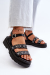 Women's Embellished Sandals Black Arcida