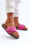 Women's Sandals with Buckle Eco Suede Pink Laeltia