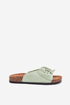 Women's Sandals On Cork Sole With Bow Mint Seressa