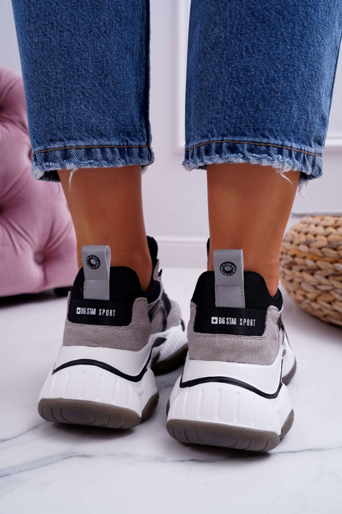 Women's Sports Shoes Big Star by Daniel Lopez Grey FF274427