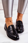 Laquered Loafers With Rhinestones La.Fi 210016B-LA Black