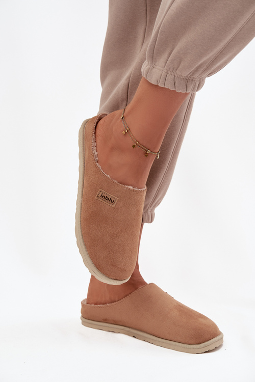 Damskie Kapcie Obuwie Domowe Camel Inblu CS000045