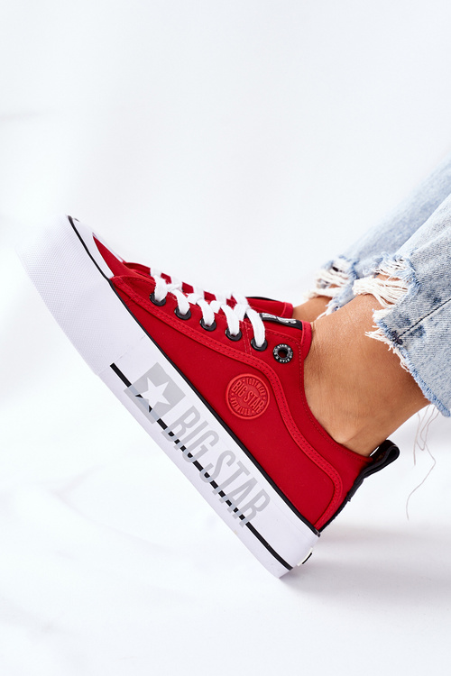 Sneakers On A Platform BIG STAR II274025 Red