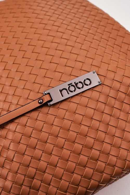 Women's Braided Shopper Bag NOBO NBAG-K1320 Brown