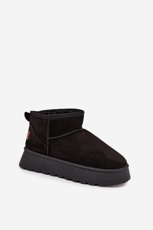 Women's Snow Boots on Platform Black Celyra