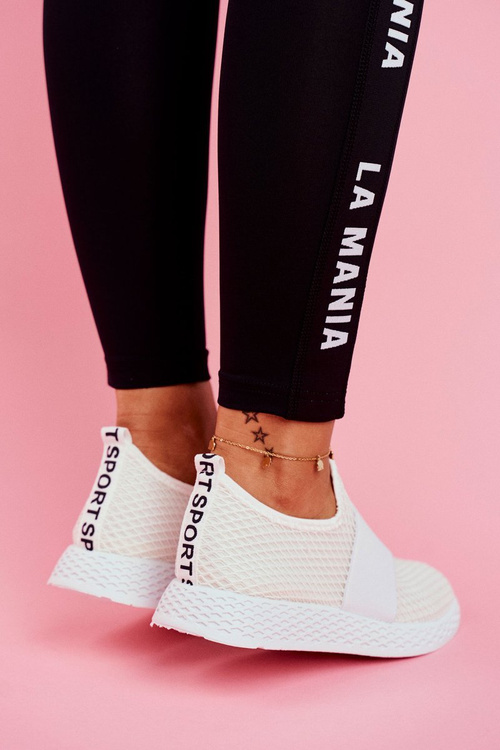 Women's Sport Shoes Slip On White La Fiesta