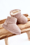 Children's Insulated Snow Boots Light beige Gooby