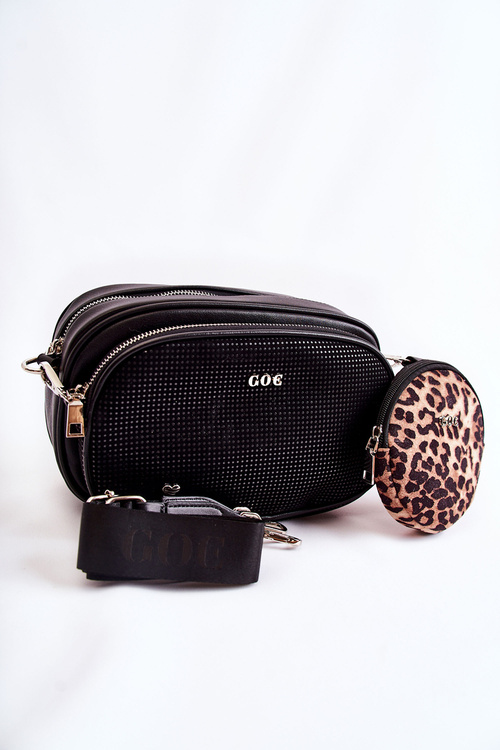 Women's Messenger Bag 3w1 GOE ZNJ030 Black
