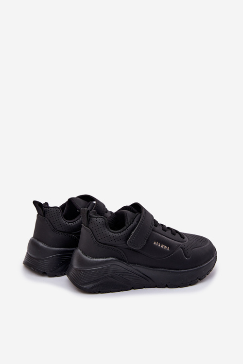 Children's Lightweight Sports Shoes On Platform Black Mirivia