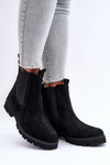 Suede Ankle Boots Nicole Black 2672