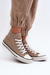 Women's Classic High Sneakers Beige Remos