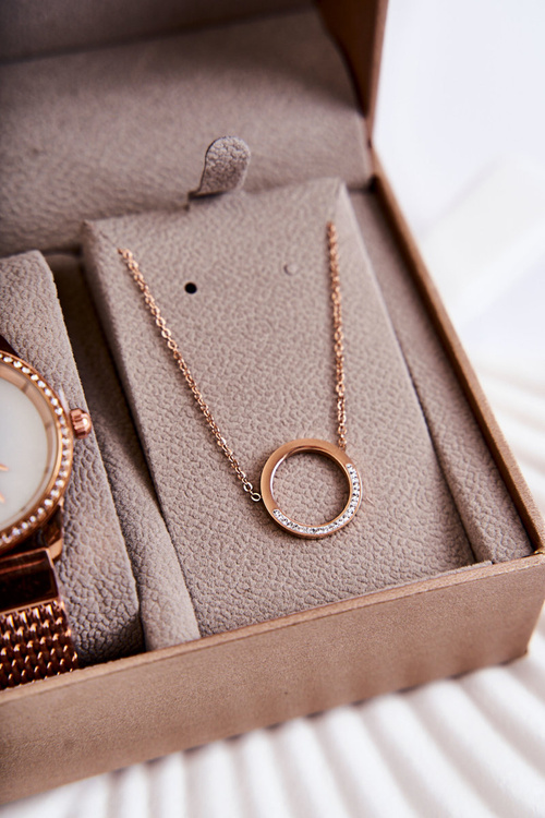 GG Luxe Rose Gold Watch And Jewelry Set