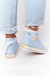 Women's High Sneakers Big Star HH274449 Blue