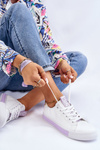 Women's Sneakers Classic White-purple Ville