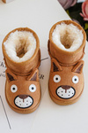 Children's Insulated Boots Snow Boots Camel Vavena