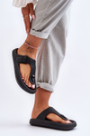 Women's Foam Flip Flops Black Apolla