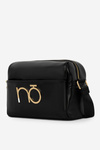 Leather Crossbody Bag NOBO NBAG-R3020-C020 Black