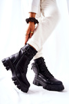 Worker Boots With Pouch On Strap Black Lanstrom