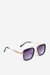 Women's Aviator Sunglasses UV400 Black-Gold