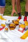 Skarpetki Rainbow Socks Meal Socks Box Burger Frytki Piwo 5 Par