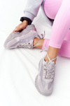 Women's Sneakers On A Chunky Sole Grey Good Mood