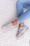 Sports Women's Shoes Airy Fabric Beige Thai