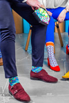 Rainbow Socks In Geometric Patterns Of 3 Pairs