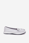 Ladies Leather Moccasins S.Barski LR51-673 White