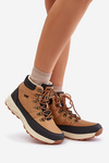 Ocieplane Męskie Buty Trekkingowe Brązowe Lee Cooper LCJ-24-03-3035M
