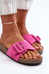 Women's Sandals with Buckle Eco Suede Pink Laeltia