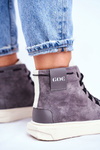 Women's Sport Leather Shoes GOE Grey GG2N3049