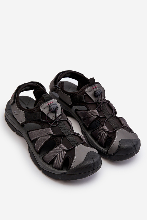 Comfortable Men's Sandals 4FRSS24FSANM058-23S Grey