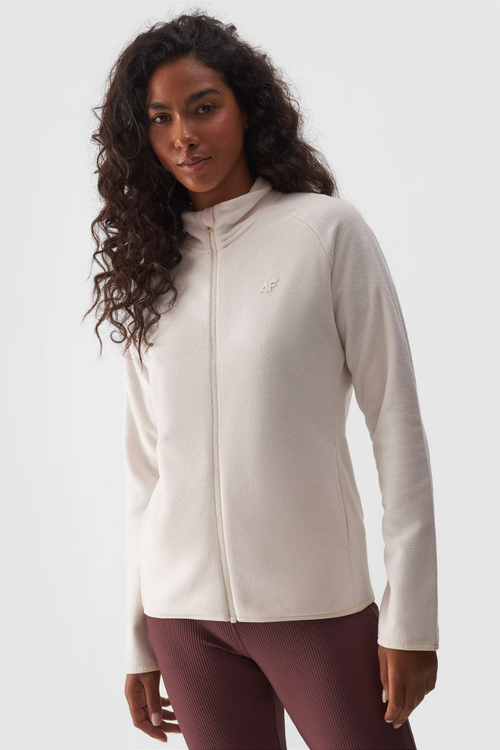 Women's Regular Polar With Collar 4F Cream 4FWMM00TFLEF294-12S