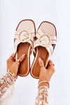 Women's Fashionable Slippers Beige Sansa
