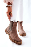 Leather Chelsea Boots Nicole Brown Brace