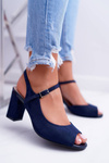 Women's Stiletto Sandals Sergio Leone SK808 Dali Blue