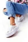 Women's Lace Sneakers White Candice