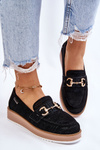 Women's Loafers On The Platform Black Danny