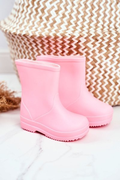 Children's Classic Rubber Galoshes Pink Lullaby