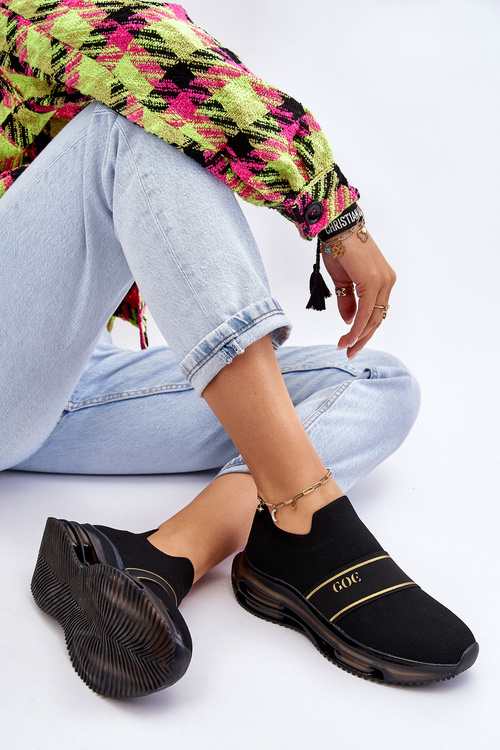 Damskie Wsuwane Sportowe Buty GOE LL2N4032 Czarne