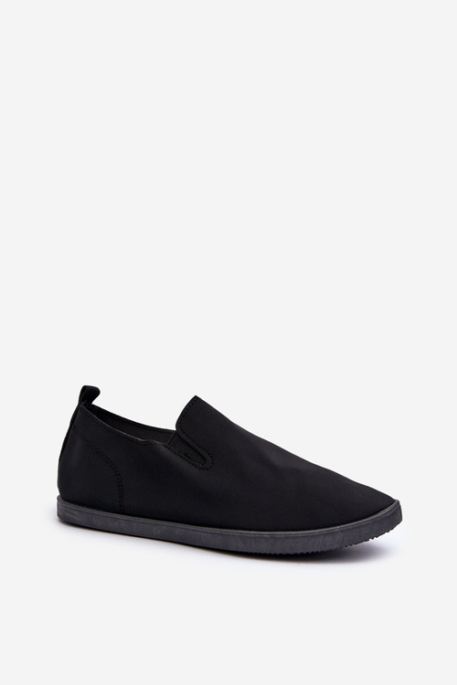 Tenisówki Trampki Damskie Slip-On Czarne Lovinia