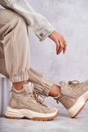 Hiking boots on the platform Lee Cooper LCJ-22-44-1352L Beige