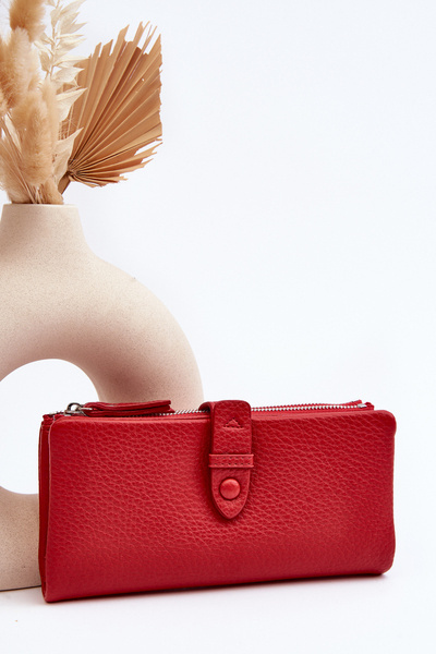 Portfel Damski Pojemny Czerwony Aenima MD1008