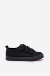 Youth Low Velcro Sneakers Black Dilan
